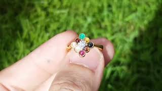 แหวนนพเก้าแท้ตามตำราและเพชรแท้