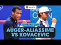 Felix Auger-Aliassime vs Aleksandar Kovacevic Entertaining Battle!| Hambrug 2026 Highlights