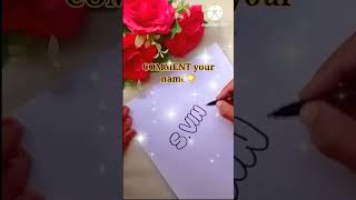 #viral How to write S VINEET in bubble letters #art #shorts Guide