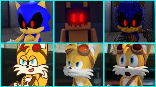 Sonic The Hedgehog Movie SONIC EXE vs TAILS SONIC BOOM Uh Meow All Designs Compilation 2