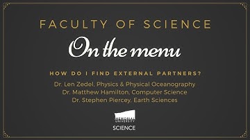 On the Menu - How Do I Find External Partners?