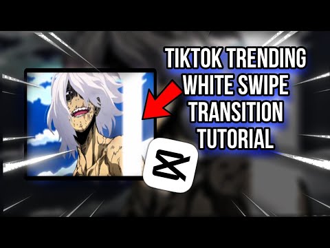 Tiktok Trending White Swipe Transition Tutorial #capcut #tutorial #minitutorials