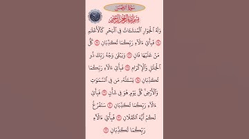 ما تيسر من سورة(الرحمن)بصوت القارئ الشيخ سعد الغامدي...💞🌹🍂