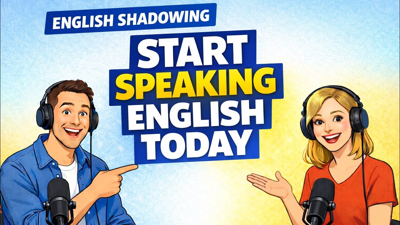 English Shadowing Practice | Speak English Today with 30 Easy Sentences ...
