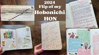 2024 Flip of My Hobonichi HON | Full Year Flip Through | Life Journal | Memory Keeping