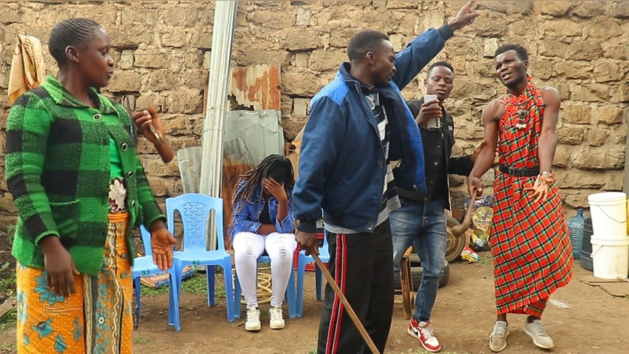 Maasai Toka hapa huwezi pata mtoto kuja na wazazi wako