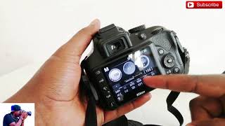 Nikon d3400 basic settings. Nikon beginners guide.