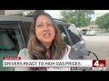 $103 for a tank of gas? DMV drivers react to high prices | NBC4 Washington