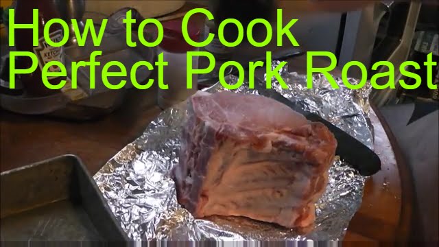 How to cook a perfect pork roast - YouTube