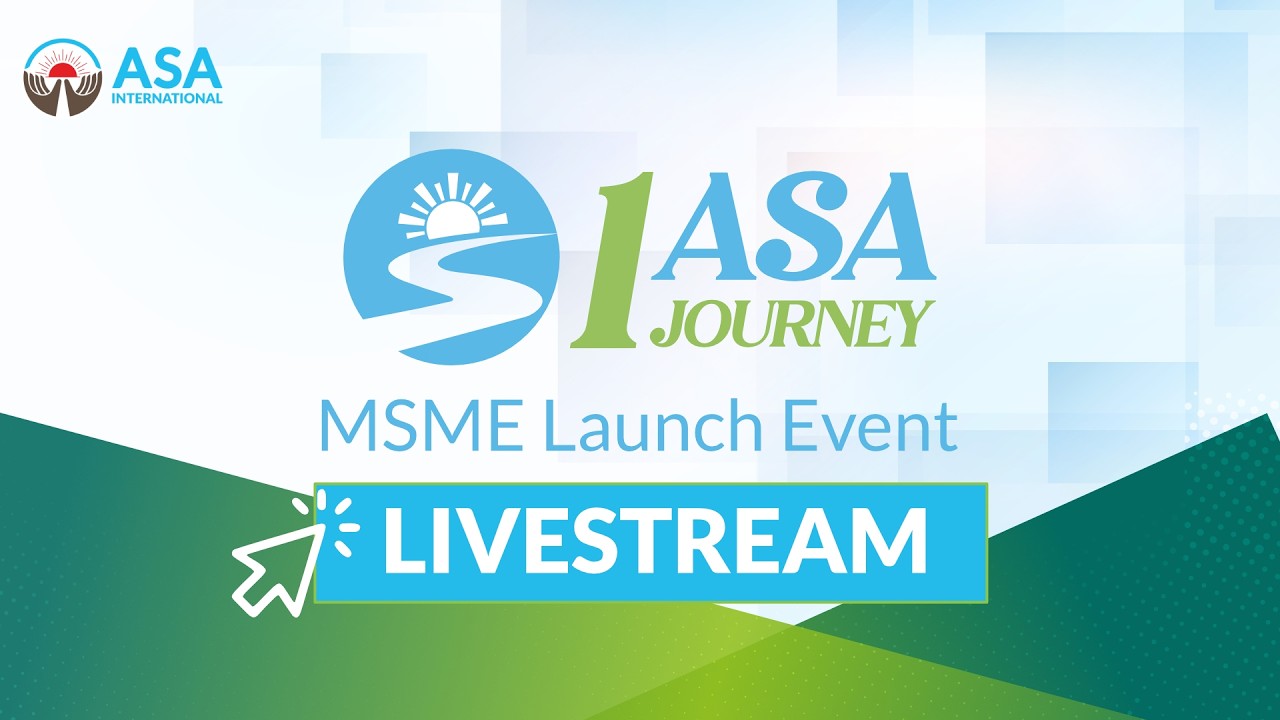 One Asa One Journey - MSME Launch Event - YouTube
