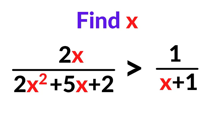 Solve The Inequality For x  -  Inequalities
