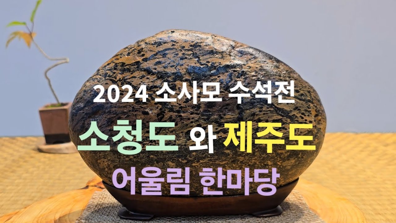 #2024 소사모 제3회 수석전#작은 푸른 섬 이야기#소청도와 제주도의 어울림 한마당#한수연우회 전경구 회장님