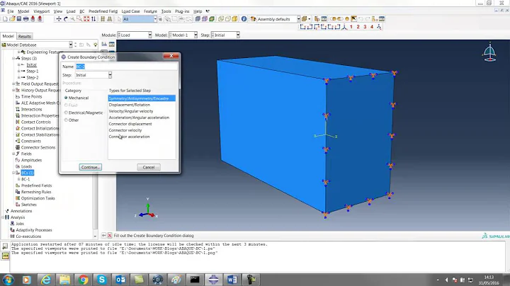 Applying Boundary Conditions in Abaqus/CAE (Part 1)