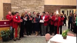 Ribbon cutting at Marshfield Clinic