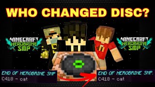 Who Changed the Disc? (End of Herobrine smp) | Main Stream | Herobrine smp