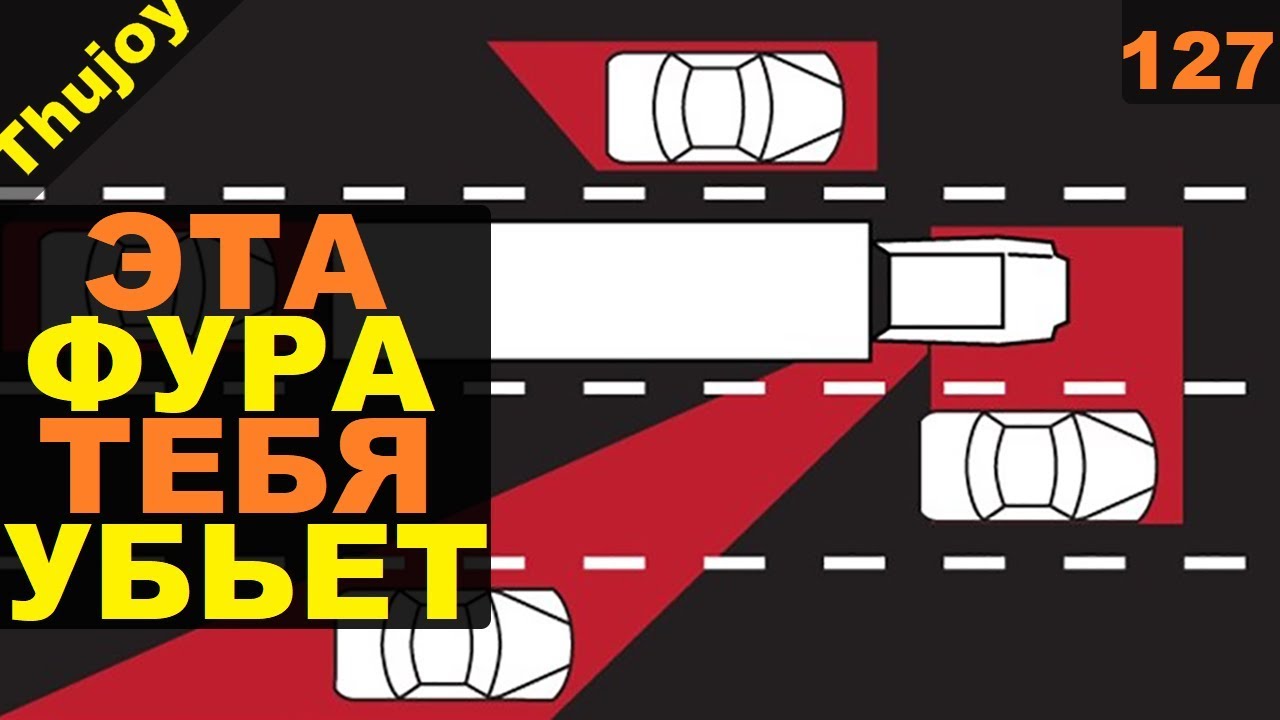 Слепая зона грузового автомобиля