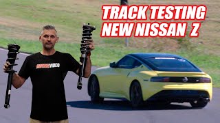 Track Testing Streetable Coilovers for the Nissan Z Proto - Motive Garage