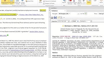 Validate Legal Authority - Lexis® for Microsoft® Office