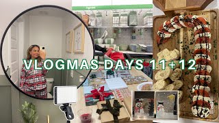 Book swap, easy holiday appetizer, Target haul, TikTok shop unboxing + painting l VLOGMAS DAYS 11+12