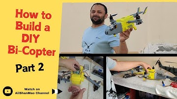 How to build A 3D Printed Bi Copter - Part 2 Assembly and Hardware Installation