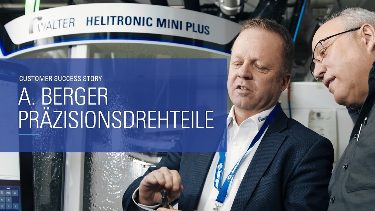 WALTER Customer Story | Alois Berger Präzisionsdrehteile - YouTube