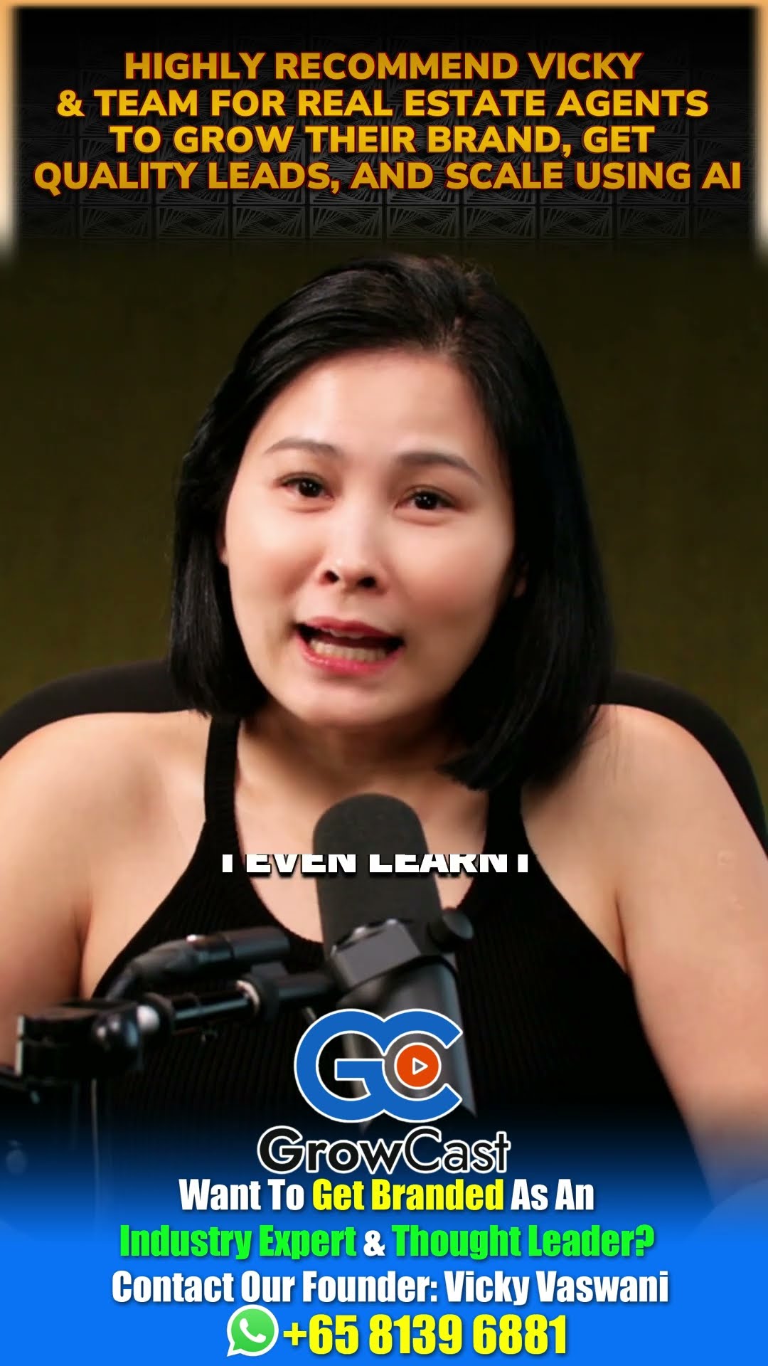 Client testimonial from Stella Tan, Senior Associate Director, PropNex
