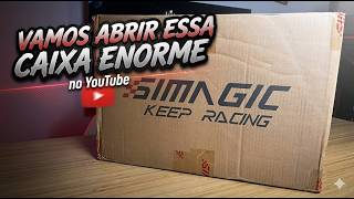 Vamos abrir essa caixa enorme!!!! - Simagic evo Ultra 28nm - BOLORI.ES