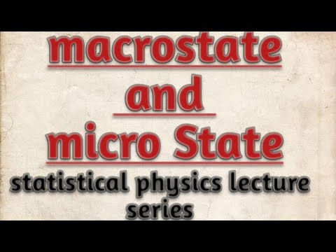 Wideo: Różnica Między Microstate I Macrostate