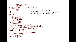 Binary Operations, MAT1120 Sheet 1 Q14
