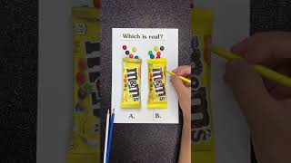 MMs Which is real A or B #shorts