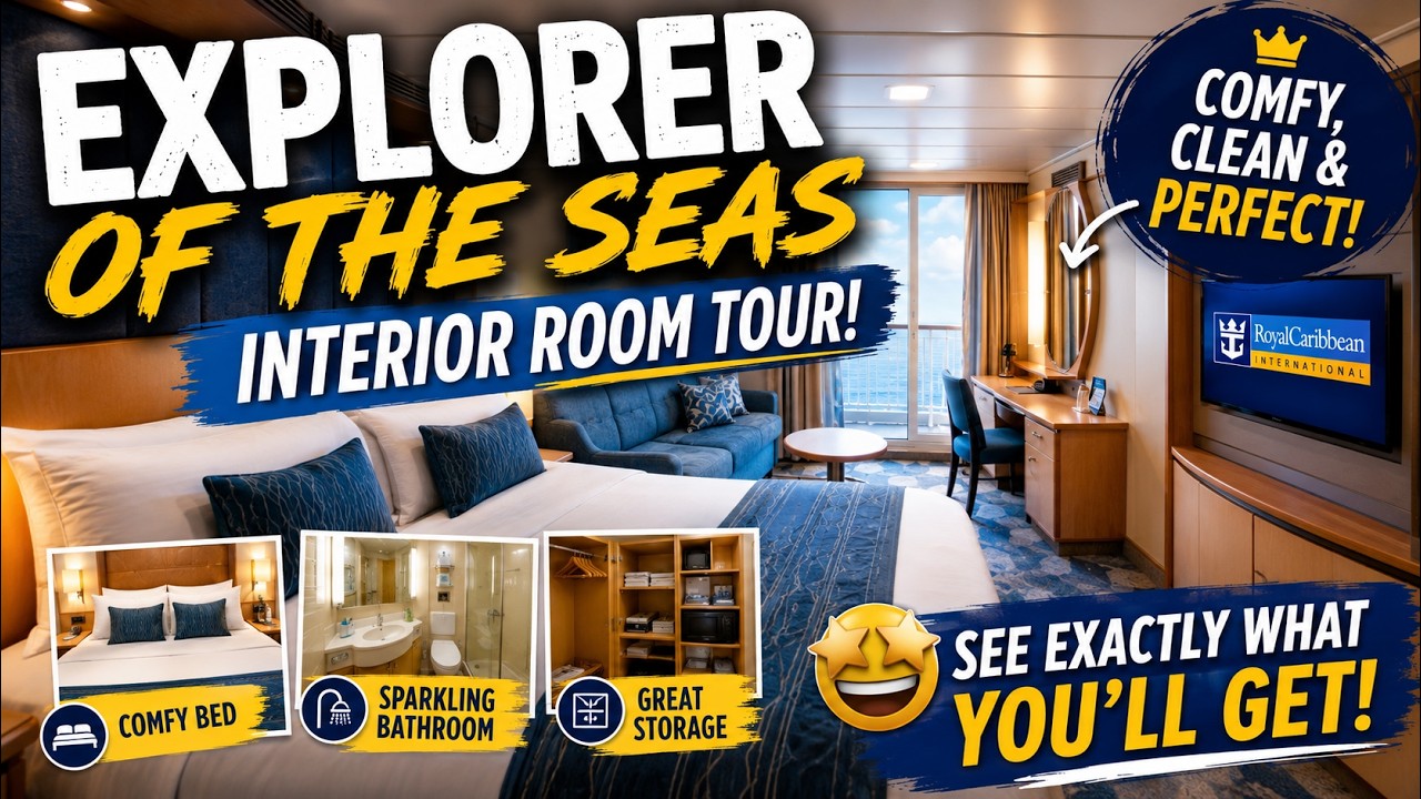 Explorer of the Seas Interior Cabin Tour: Tiny or Surprisingly Spacious?
