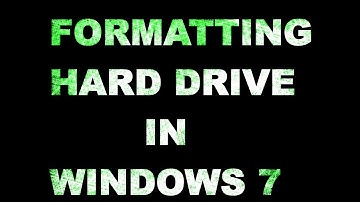 How to Format Hard drive On Windows 7 Using Computer Management Option HD 1080p