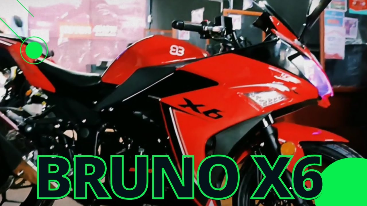 La mejor deportiva de Motos BrunoX6 200 