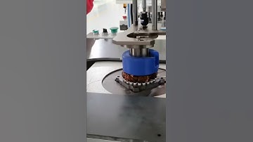 Double end automotive motor stator coil lacing machine