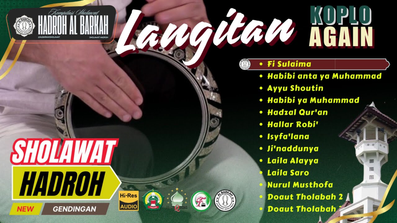 1,5 Jam Sholawat Hadroh Gendingan LANGITAN - Koplo Again