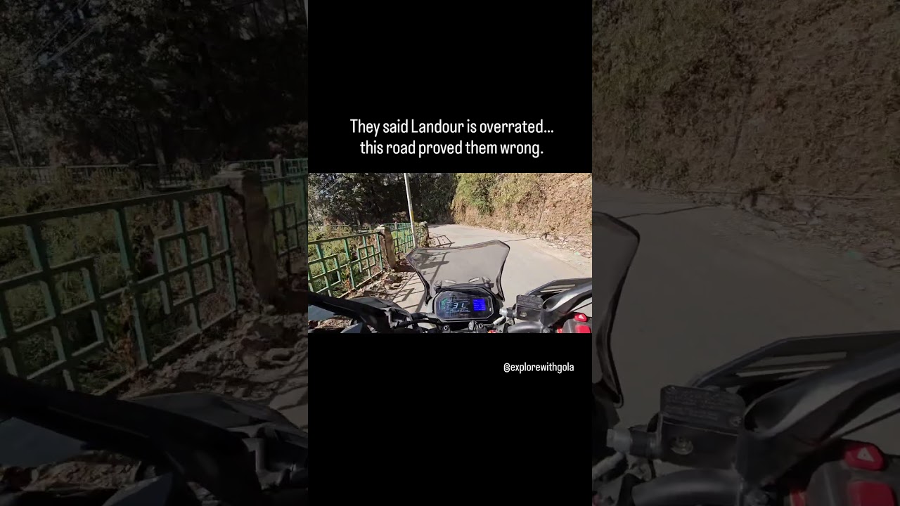 Они говорили, что Ландур переоценен... эта дорога доказала им обратное 