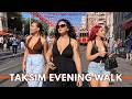 ISTANBUL TURKEY 2026 4K EVENING WALKING TOUR | Istiklal Street, Taksim Tram, Crowds & Shops