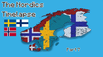 The Nordics - Minecraft Large scale world flag map [Part 7]