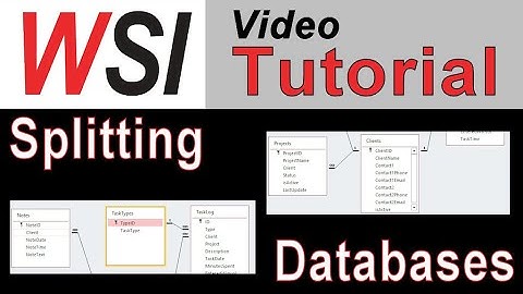 What is a split database?