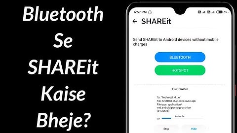 How To Send SHAREit Via Bluetooth 2019 | Bluetooth Se SHAREit Kaise Bheje | Invite SHAREit App