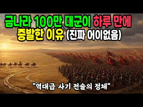 징기스칸은 어떻게 100만 대군을 4일 만에 녹였을까? | 역사상 최악의 병력 차이