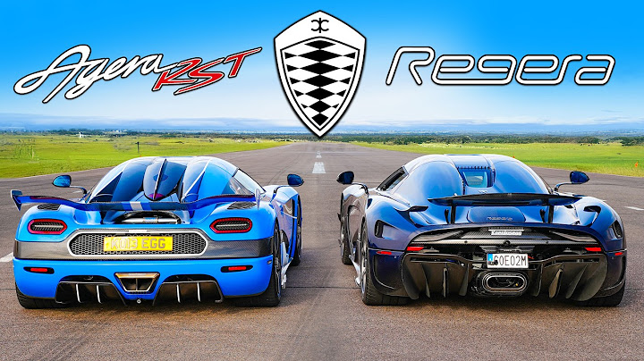 Koenigsegg Regera v Agera RST: DRAG RACE