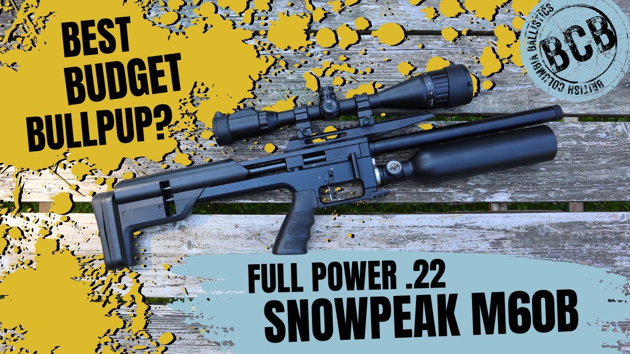 Обзор Snowpeak M60B калибра .22! BCBALLISTICS