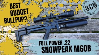 .22 cal Snowpeak M60B Review! BCBALLISTICS