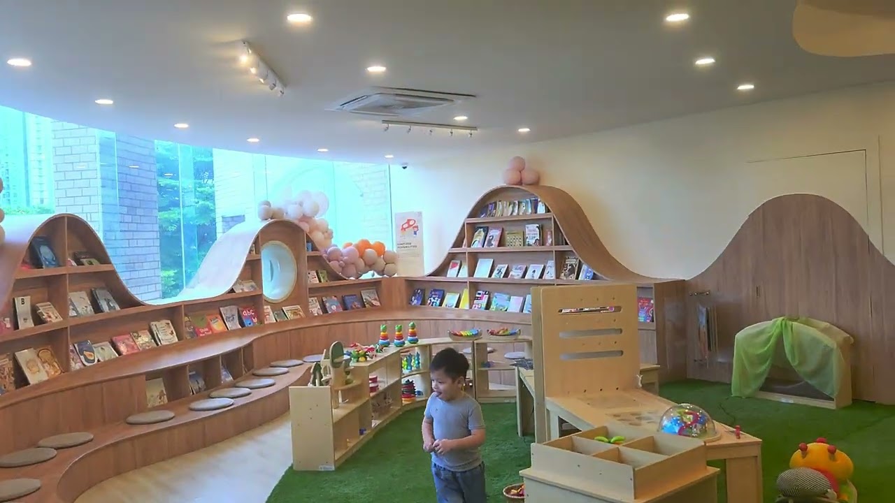 รีวิว คาเฟ่ในเด็กกรุงเทพ วันเดอร์วูดส์ ที่เล่นเด็กใหญ่มาก Wonder Woods Co-learning space & Kids Cafe