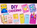 IDEIA DE CADERNOS DIY - MATERIAL ESCOLAR - IDEIA DE CAPA DE LIVRO - TRUQUES DE VOLTA ÀS AULAS