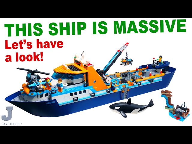 LEGO City 2023 Arctic Explorer Ship 60368 Tour & Review - YouTube