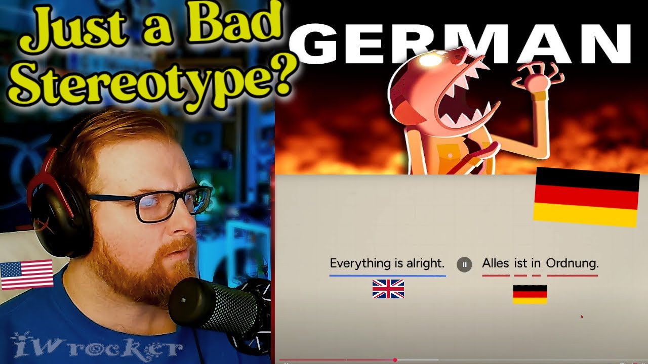 American Reacts to Why German "Sounds So Aggressive" & (Why I Disagree ...