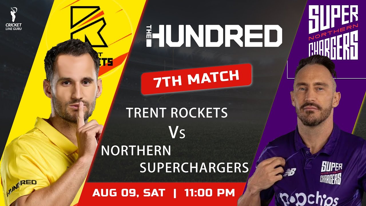 The Hundred 2022: Northern Superchargers vs Trent Rockets, 7th Match Prediction | who will win?