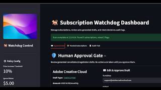 Subscription Watchdog Kaggle Captone Project Submission screenshot 1